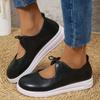 Fashion 2024 Hot Sale Women's Shoes Lace-up Women's Vulcanize Shoes Fashion Round Head Ladies Casual Shoes New Plus Size Flat Low Heels