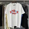 Summer new European and American trendy brand R unisex couple's loose pullover short-sleeve T-shirt, youth short-sleeve T-shirt