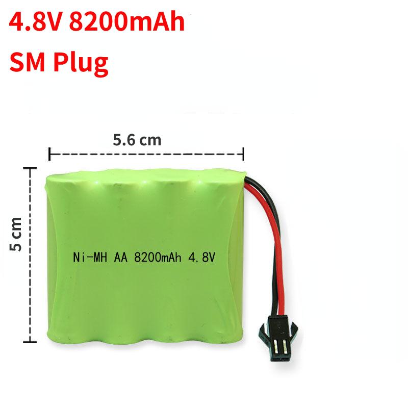 3,6 В/4,8 В/6 В/7,2 В/8,4 В/9,6 В 1300 мАч SM Plug аккумулятор для автомобилей грузовиков бак сменный аккумулятор