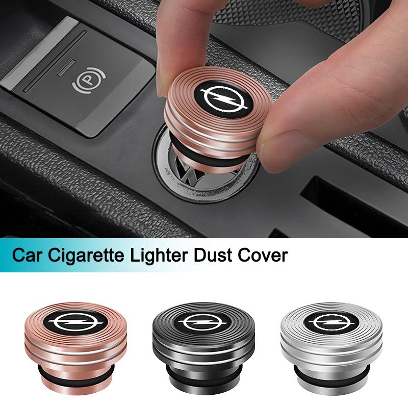 AAAYR1 Car Cigarette Lighter Plug Cover Fire Button Dustproof Socket Cap For Opel Vauxhall OPC ADAM Insignia Antara Corsa J H Kadett GT
