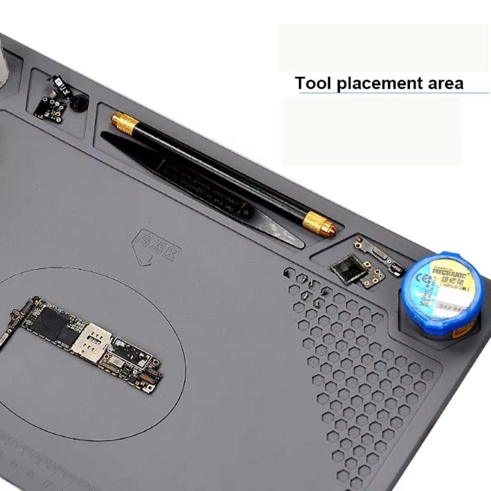 Heat Insulation Soldering Mat Heat-resistant Soldering Work Station Mat for Cellphone Laptop