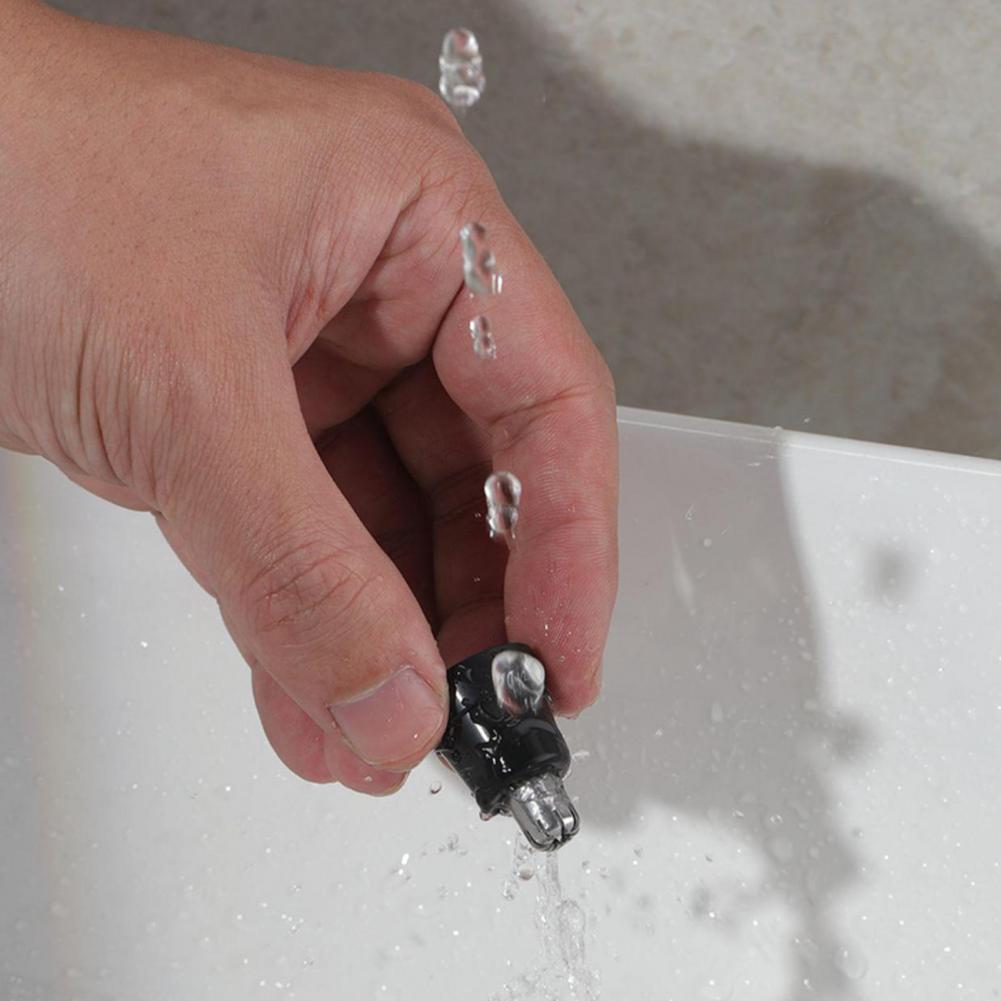 1шт электрический триммер для носа, бритва USB/аккумуляторная, водонепроницаемый триммер для бровей и волос на лице для мужчин и женщин