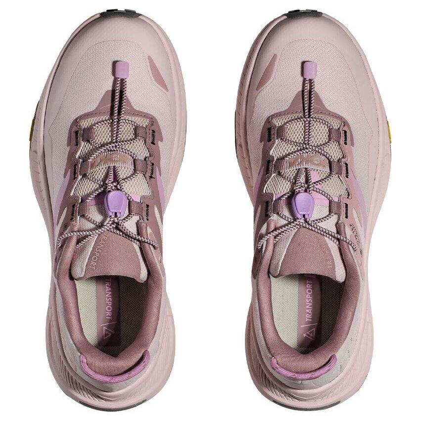 HOKA One One Серия Transport Удобные Универсальные Нескользящие Прочные Кроссовки с низким верхом Женские Кроссовки Жемчужно-розовый 1133958-CCPR