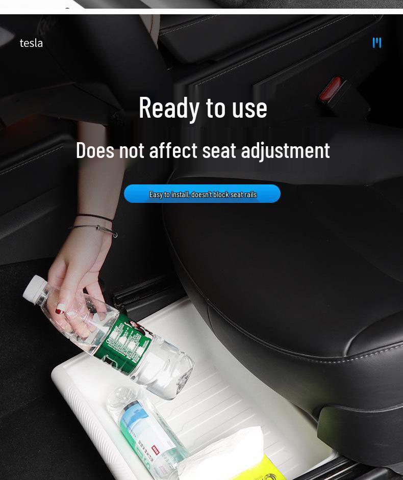 Under-Seat Storage Organizer for Tesla Model Y Refresh