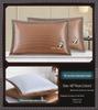 Summer Cool Rattan Pillow Mat & Pillowcase Set - Ice Silk Bamboo, Pair for Adults