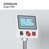 ZONESUN Semi Automatic Auger Filling Machine Small Dosage Food Powders Pellets Sugar Plastic Granules Packaging ZS-FM100P