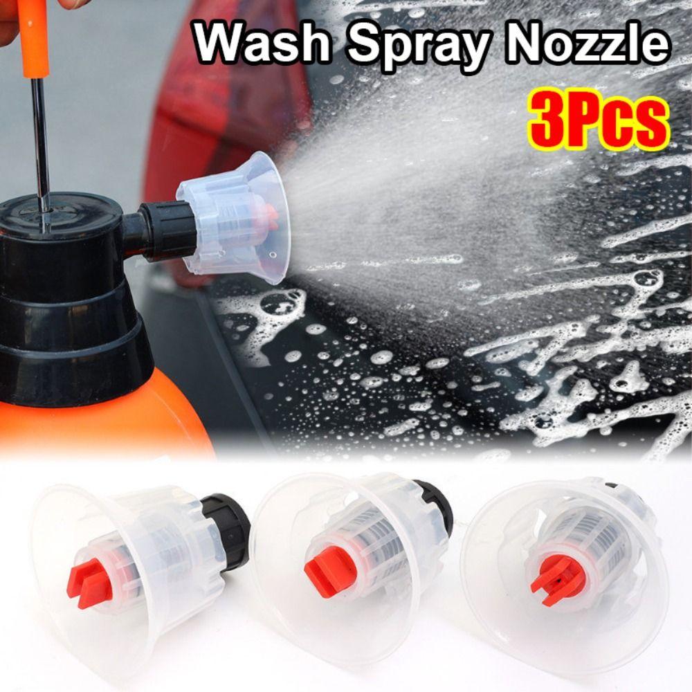 3Pcs With Pressure Reducing Valve Wash Spray Nozzles Internal Thread Auto Accessories  Car