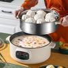 Кухонный электронагревательный горшок для обработки продуктов Многофункциональный бытовой электрический горшок для приготовления на пару Электрическая пароварка большой вместимости