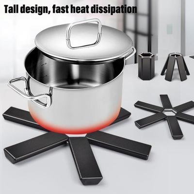 Коврик для горшка Подставка под тарелку Складная теплоизоляция Высокотемпературные кастрюли и сковородки Кухонные гаджеты Инструмент Аксессуары для дома