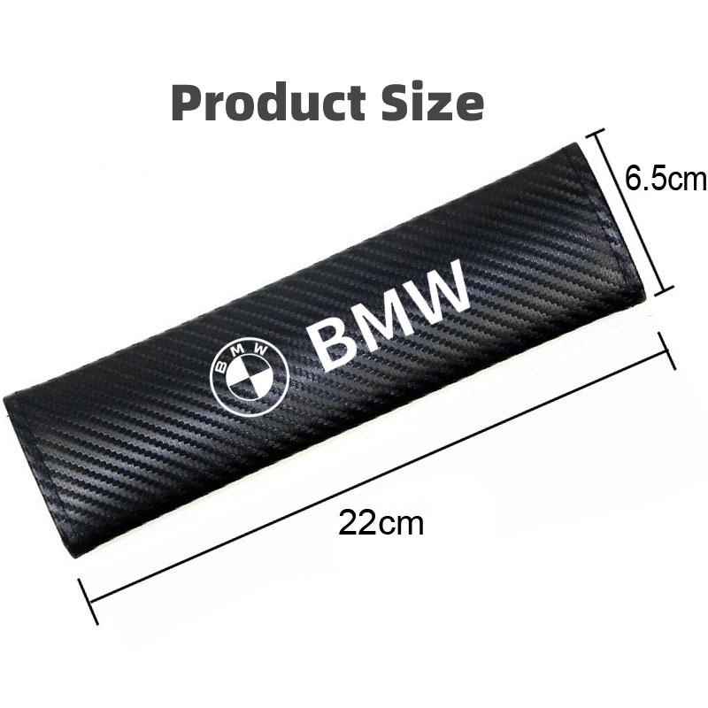 SHEJ3 2Pcs Car Safety Belt Shoulder Cover for BMW F20 F40 F22 F30 E90 F32 F06 F07 F46 F10 X1 X2 X3 X4 X5 X6 X7 Auto Accessories