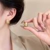Корейские серьги-кисточки из серебра 925 пробы с бантом и нишевым дизайном