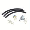 6MM Motorcycle Dirt Bike ATV Scooter Fuel Tank Petcock Valves On/Off Switch+Inner Fuel Filter Gasoline + Petrol Fuel Line Hose T Fuel System 2