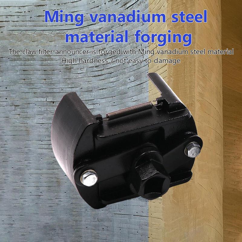 60-80 мм регулируемый инструмент для снятия масляного фильтра крышка с зигзагообразным дизайном универсальный инструмент для снятия масляного фильтра ключ для фильтра с 2 кулачками