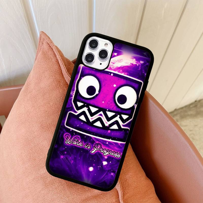 Чехол для телефона Geometry Dash, силиконовый чехол из ПК + ТПУ для iPhone 11 12 13 Pro Max 8 7 6 Plus X SE XR Hard Fundas