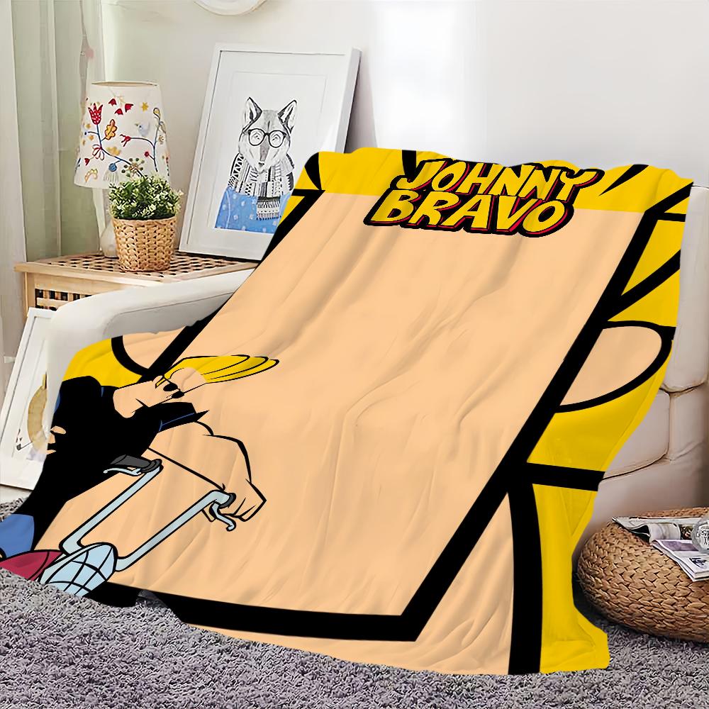 Blanket J-Johnny For Soft Throw Blanket for Picnic Bed Sofa B-Bravo Cartoon Home Bedroom Cozy Warm Comfortable