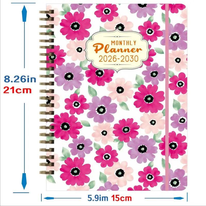 1 шт. Долгосрочный планер на 2026-2030 гг. - 5-летнее издание 2026-2030 гг. - Страницы - для дома, офиса или в подарок - Включает федеральные праздники, высококачественная бумага