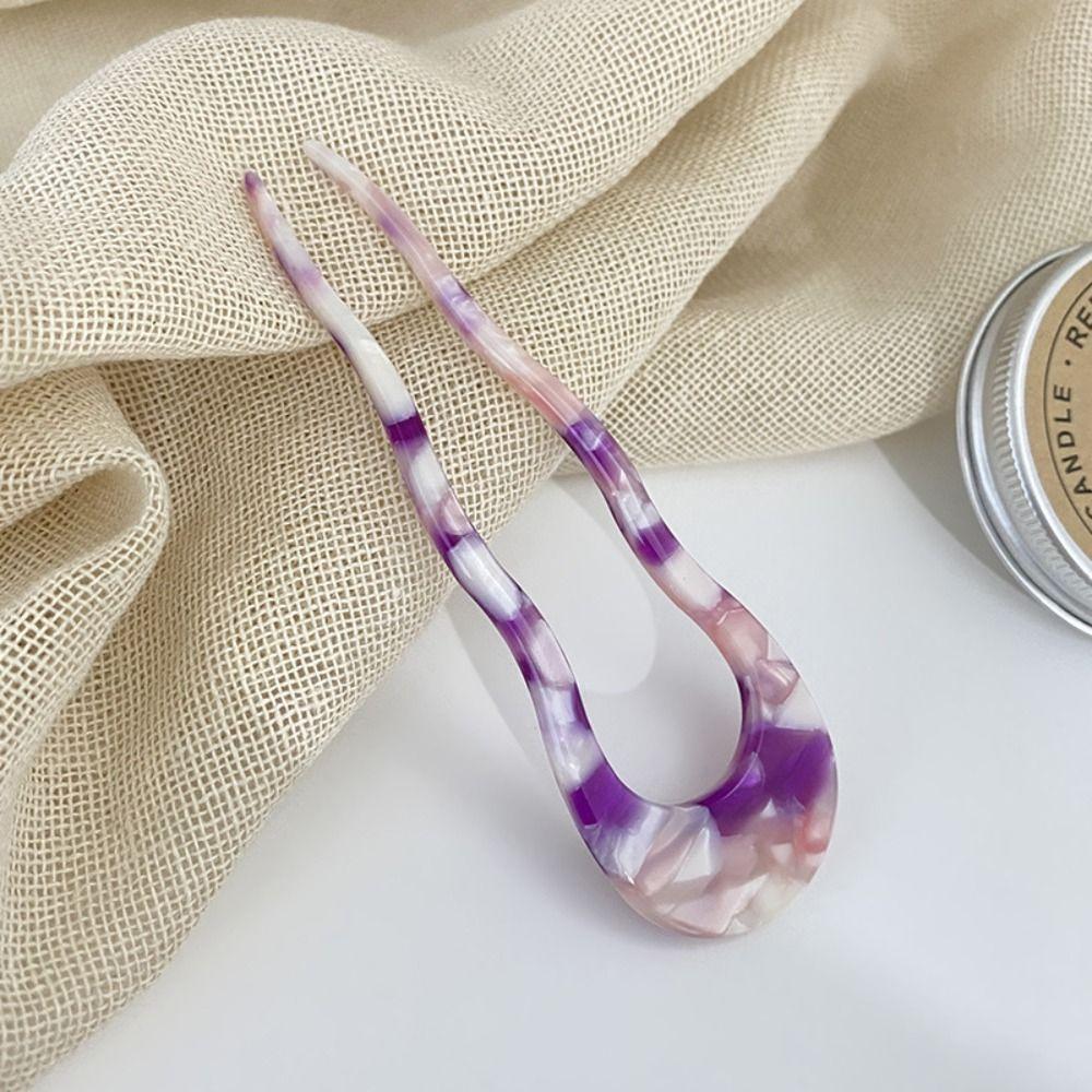 U-образные палочки для волос, аксессуары для волос, заколки, простые в использовании, женские вилки для волос