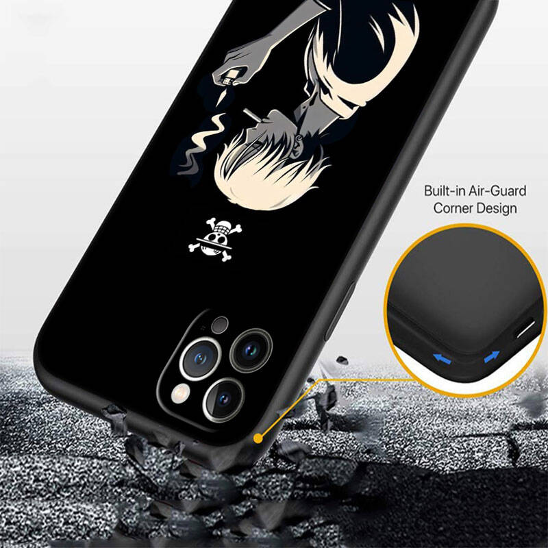 MH123 Чехол для телефона One Piece Санджи для iPhone 7 8 11 12 13 14 15 16 17 16E XS Pro Max XR X SE Air
