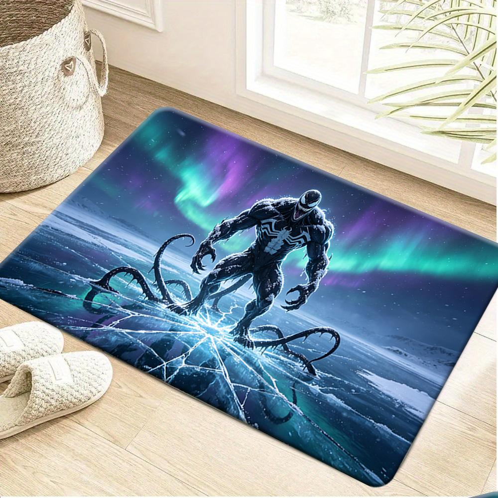 New Marvel Groot Home Floor Mat, Multifunctional Flannel Mat That Absorbs Water, Soft And Absorbent Floor Mat, Suitable for Do