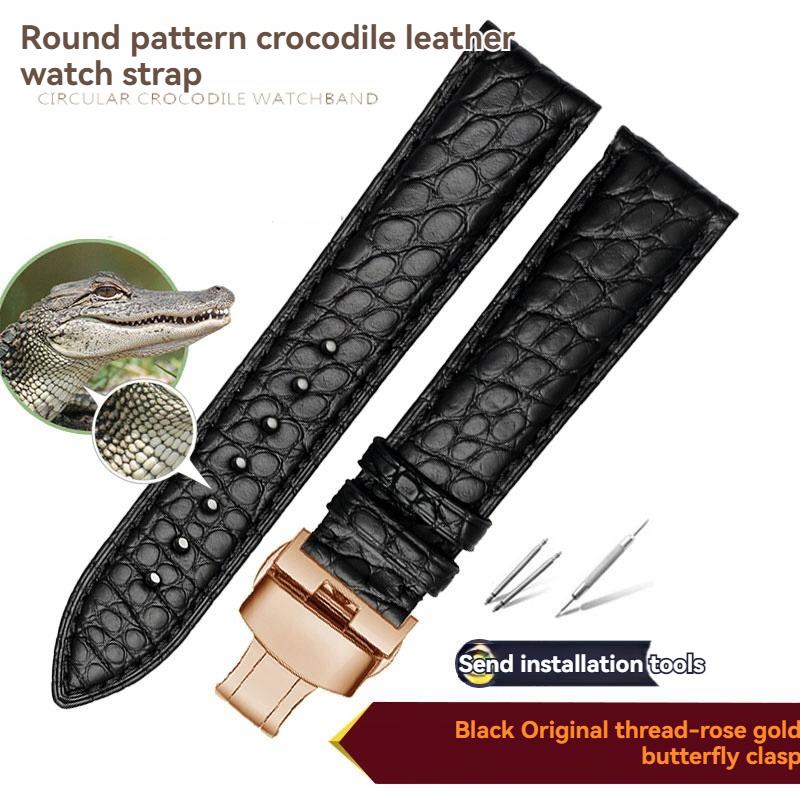 18мм 20мм 21мм 22мм Унисекс Ремешок для часов из крокодиловой кожи Для Longines Omega Tissot Casio кожаный ремешок для часов Браслет Наручный ремешок