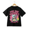 'YOU ARE HAPPINESS'' Cyber Teddy Bear Graphic Tee