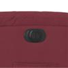 Electric Recliner Chair Burgundy Fabric