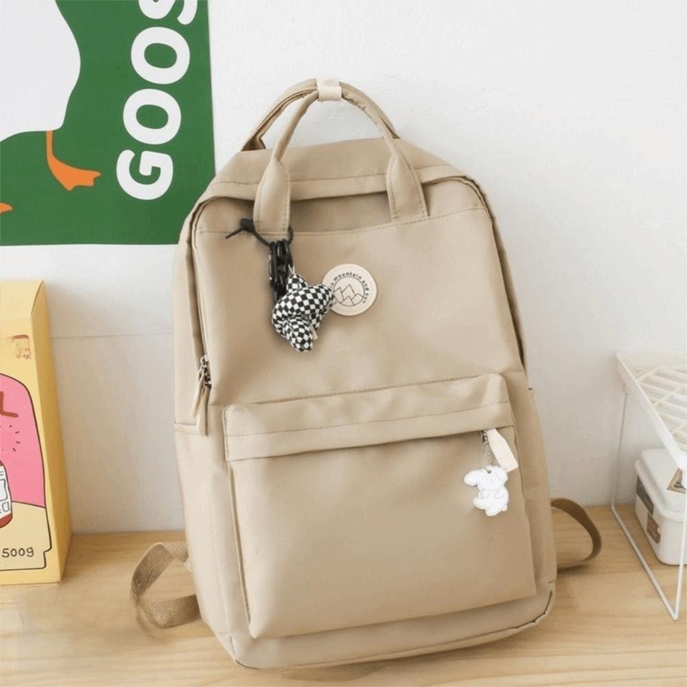 Nylon School Bag Large Capacity Laptop Book Bag Fashion Women Backpack Business Travel