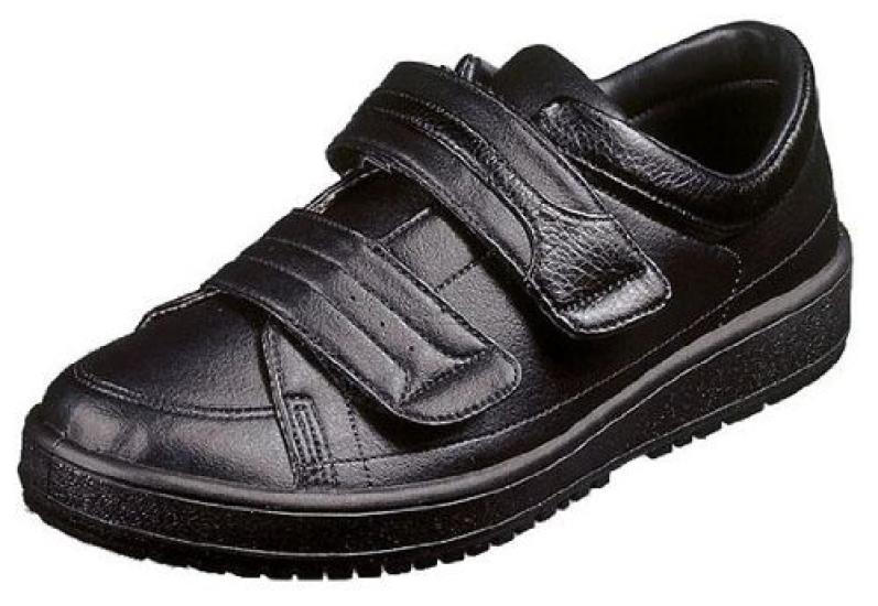 Moonstar 04 Rehabilitation and Nursing Shoes Foot Size Men's V-Step (Left Only), Black, 30.0cm (Right)