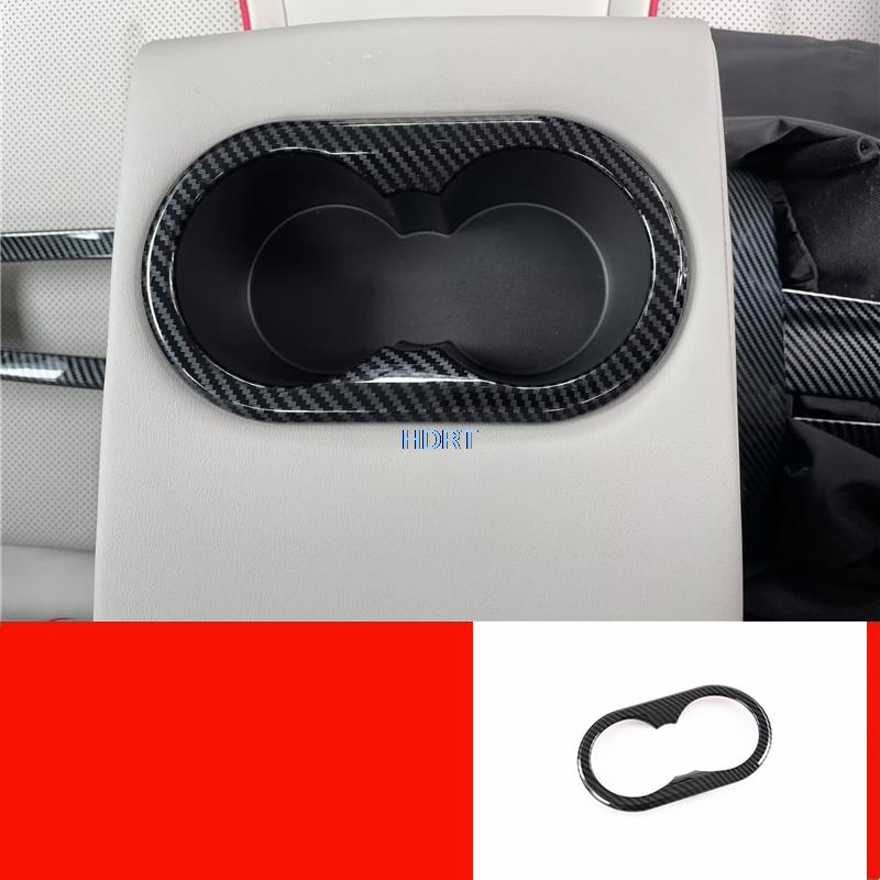 Car Style Gear Shift Window Control Panel Air Vent Outlet Steering Wheel Water Cup Carbon Fibre Interior For BYD Song Pro 2025 +