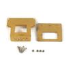 1PC Clear Plastic Mounting Bracket for SG90 MicroServo Clear Plastic Mounting Bracket for SG90 MicroServo
