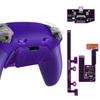 eXtremeRate RISE4 Plus MAX Back Paddle Kit Compatible with PS5 Controller 040 with Bottom Shell Clicky Trigger Stop Rubber Remappable Back Button Kit