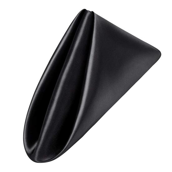 Салфетка для ужина атласная, не мнется, поверхность однотонная, моющаяся, бесшовная, королевский блеск, гламурный стол, декор для отеля, ресторана, обеда, банкета, свадьбы