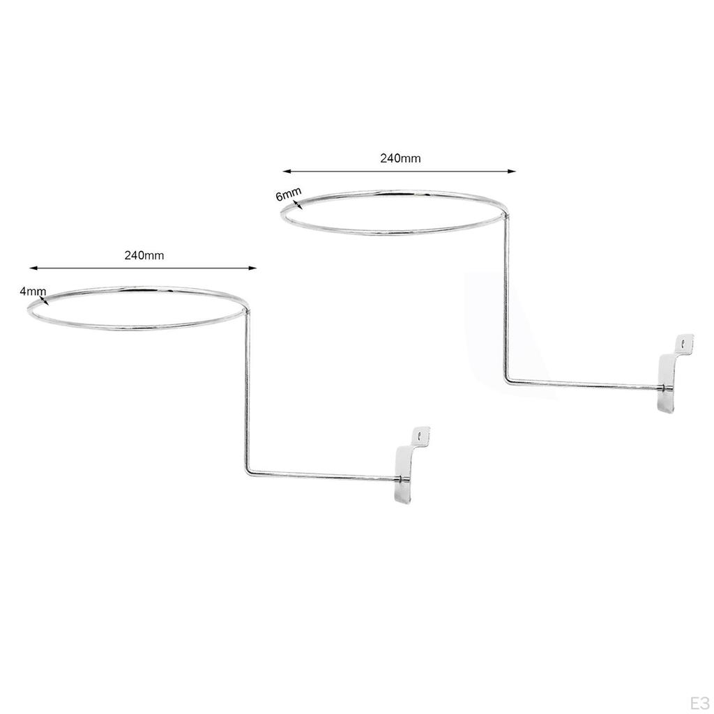 Metal Helmet Display Stand for Wall Mounting