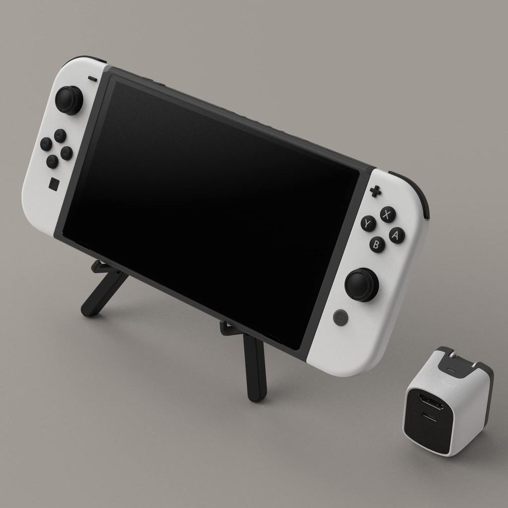 GENKI Nintendo Switch портативная металлическая подставка с регулировкой угла наклона/переносная подставка/2-ступенчатая