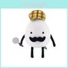 Cuddly Detective Egg Plush Toy Cartoon Anime Character For Home Decor