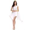 White Flowing Greek Goddess Halloween Dress Set