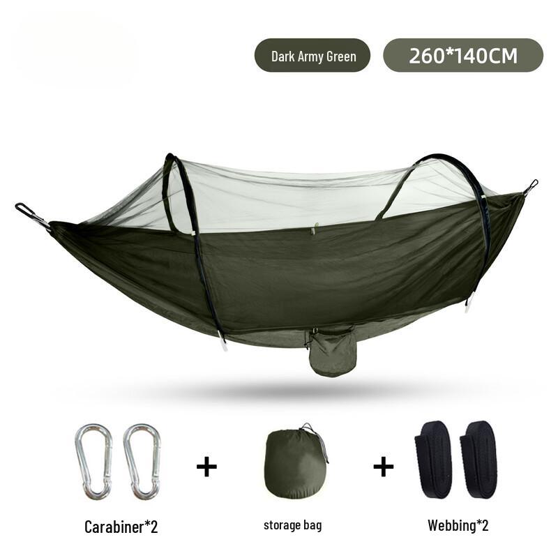 OEING Automatic Pop-Up Hammock with Mosquito Net
