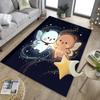 Bobo Dudu Dreams Moon Night Office Rug Chair Mat, Game Carpet, Suitable for Front Door, Bedroom, Living Room, Desk, Holiday Gift