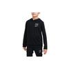 Nike CR7 Solid Logo Print Loose Hoodie Детские толстовки с капюшоном черного цвета DX5460-010