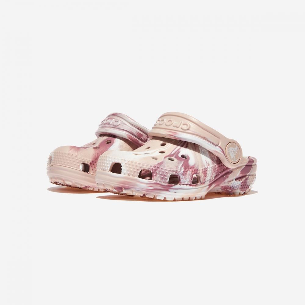 Crocs Classic Marbled Clog Toddler Crs206838 Quartz Multi