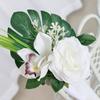 1Pc Wedding Aisle Decorations for Wedding Ceremony White Wedding Chair Decorations Flowers for Wedding Aisle Decor Church Pew Decorations
