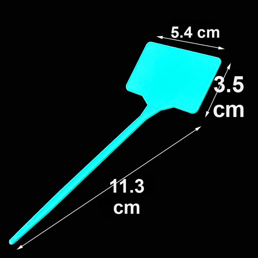 10 шт. Цветочный горшок Пластиковый Суккулент Садовый маркер Бирка для растения Бирка-этикетка Подвесная бирка