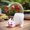 Nine-tailed Fox Flower Pot Indoor Outdoor Resin Planter Pot Home Balcony Garden