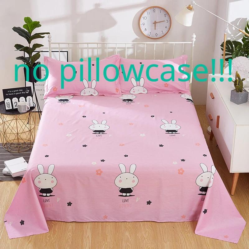 Простыни с принтом Twin Queen Full Size Nordic Style Simple Mattress Cover Breathable Durable Flat Sheet Bed Cover Adults Simple