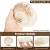 Natural Scallop Shells Purple For DIY Crafts Baking Beach Decor Children's Painted Shell Platform Wall Sticker Home Decoration