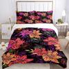 3pcs Floral Pattern Bedding Set, Breathable and Soft, Suitable for Bedroom Decor (1*Duvet Cover + 1/2*Pillowcases, No Core) yy250821157