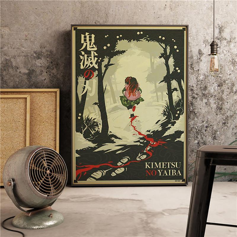 5D DIY Demon Slayer: Kimetsu No Yaiba Cross Stitch Rhinestones Diamond Drawing Embroidery Mosaic Home Decor