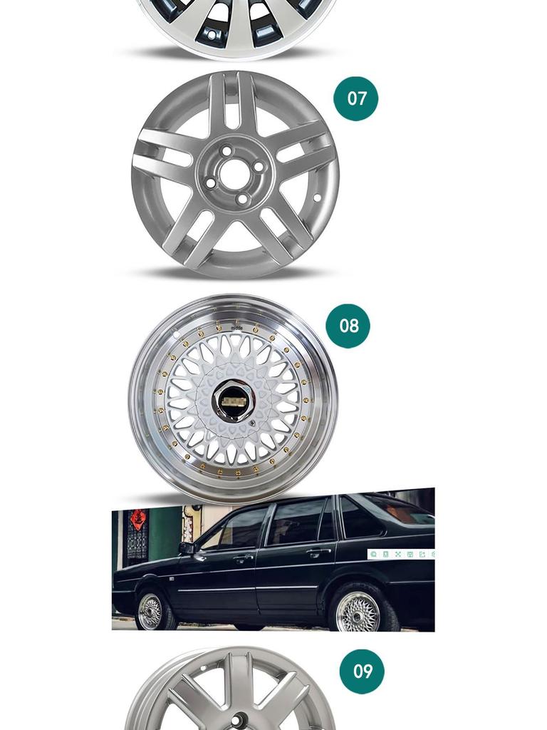 Литые и стальные диски Volkswagen Santana и Jetta 14-16 дюймов