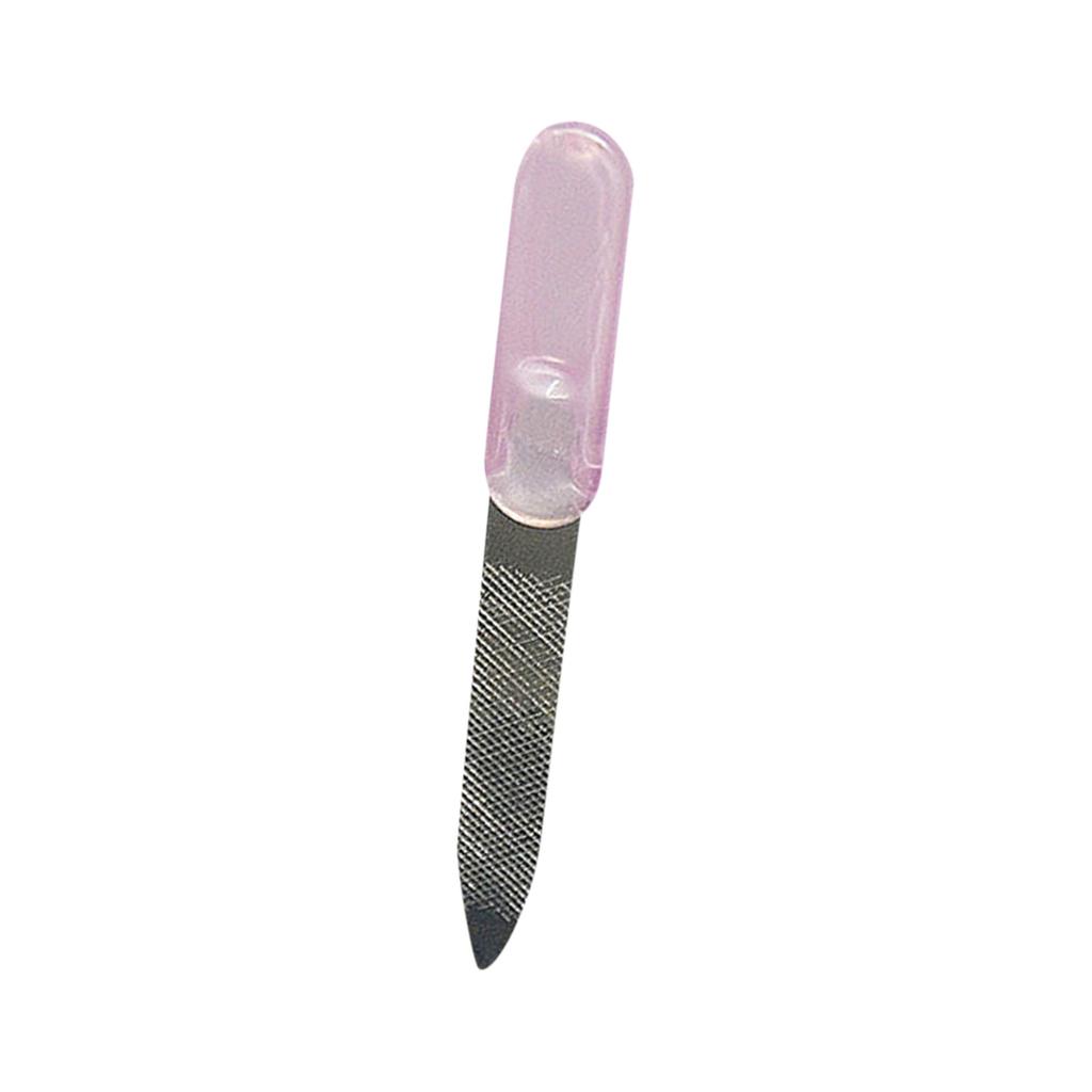 Double-Sided Nail File Stainless Steel Polishing Sand Strip Nail Polisher Nail Tool