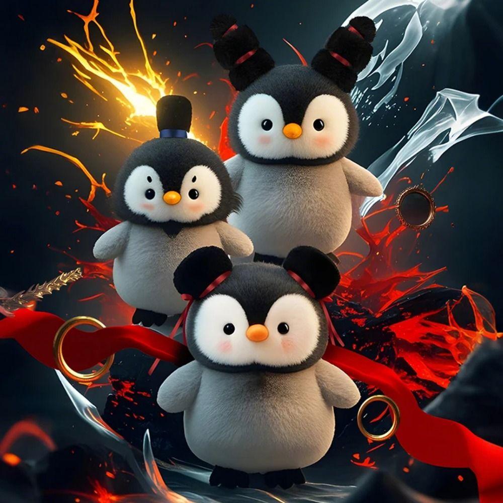 Stuffed Penguin Soft Pillow Cartoon Penguin Stuffed Dolls Penguin Plush Toy Room Decor